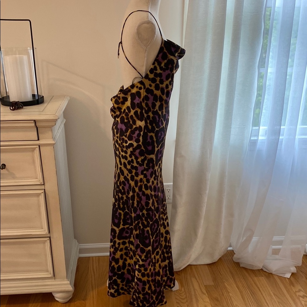 Zara Leopard Print Slip Dress - Picture 3 of 8